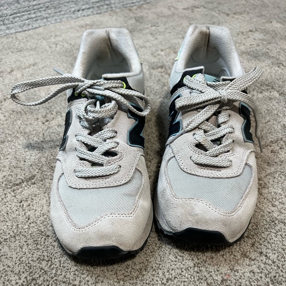 New Balance 574 V2 Floral/Camo in rain cloud blue Women’s sneakers-size 7.5 - Picture 7 of 8